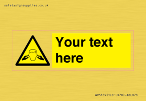 Custom Noise Hazard Sign